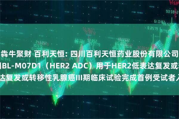 犇牛聚财 百利天恒: 四川百利天恒药业股份有限公司自愿披露关于注射用BL-M07D1（HER2 ADC）用于HER2低表达复发或转移性乳腺癌III期临床试验完成首例受试者入组的公告内容摘要