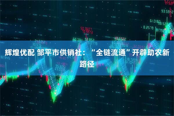 辉煌优配 邹平市供销社：“全链流通”开辟助农新路径